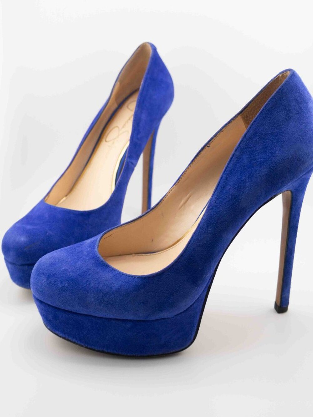 Jessica Simpson Blue Suede Shoes